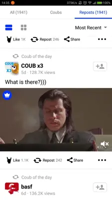 Coub android App screenshot 2